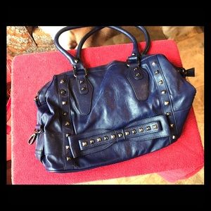 Blue Leather Jessica Simpson Hobo Purse